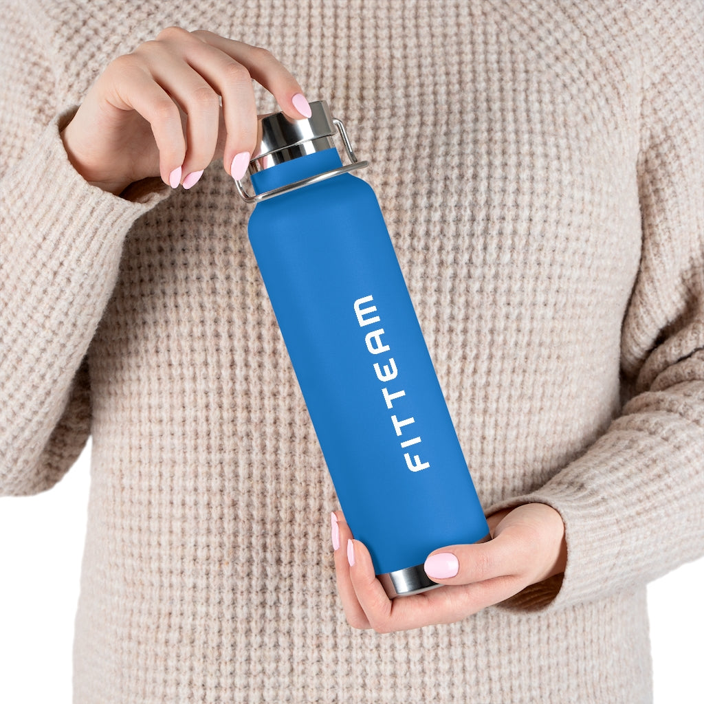 FITTEAM Vacuum Insulated Bottle, 22oz