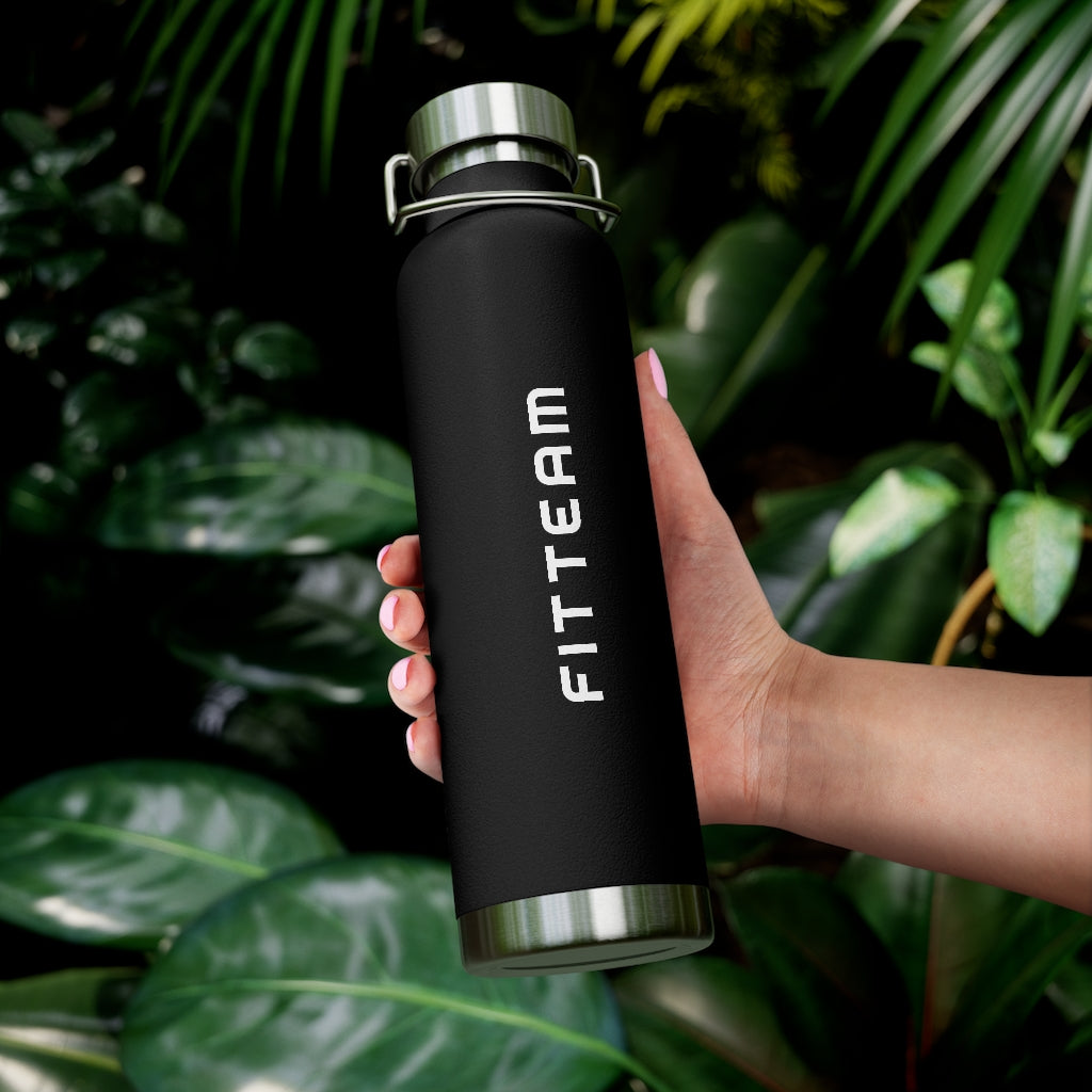 FITTEAM Vacuum Insulated Bottle, 22oz