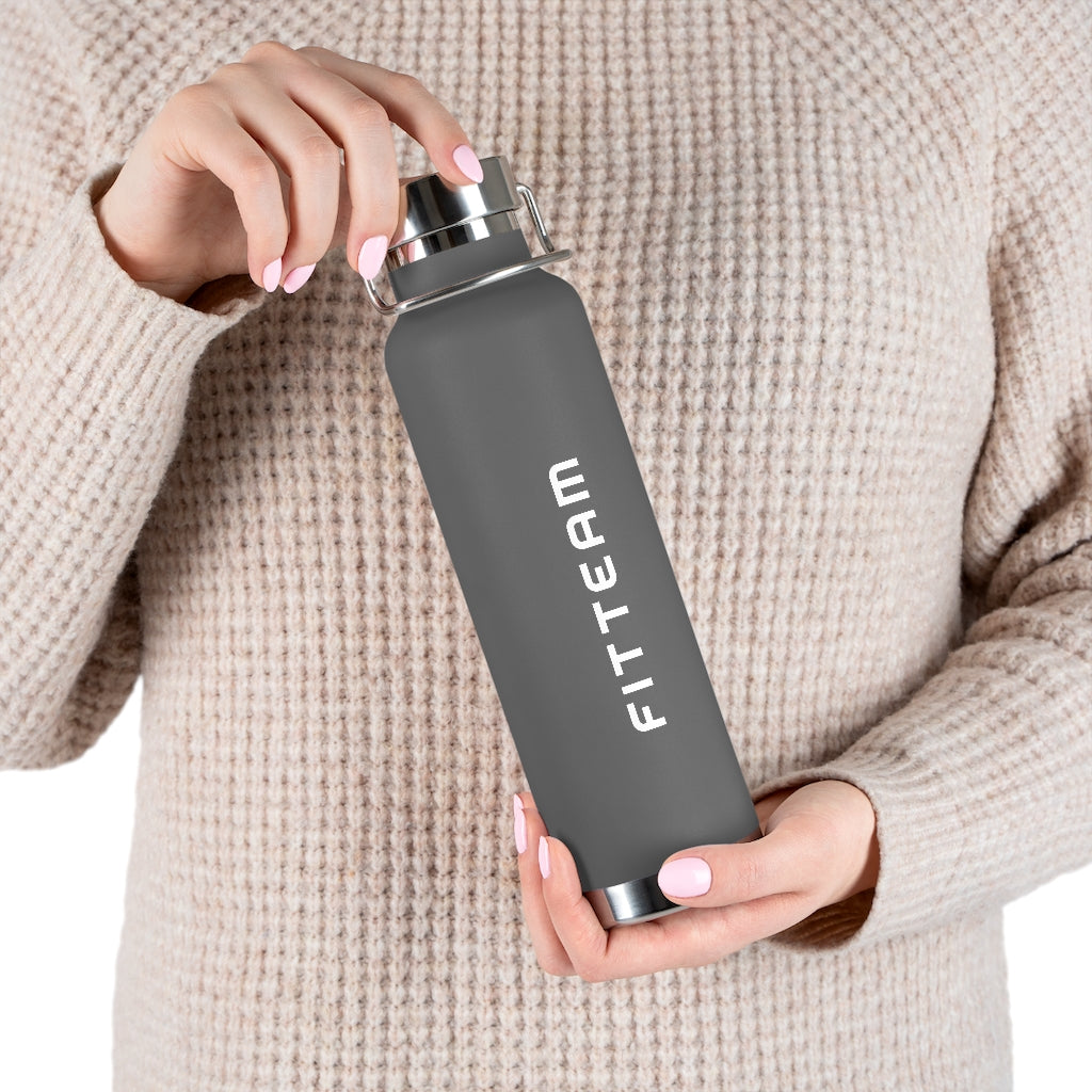 FITTEAM Vacuum Insulated Bottle, 22oz