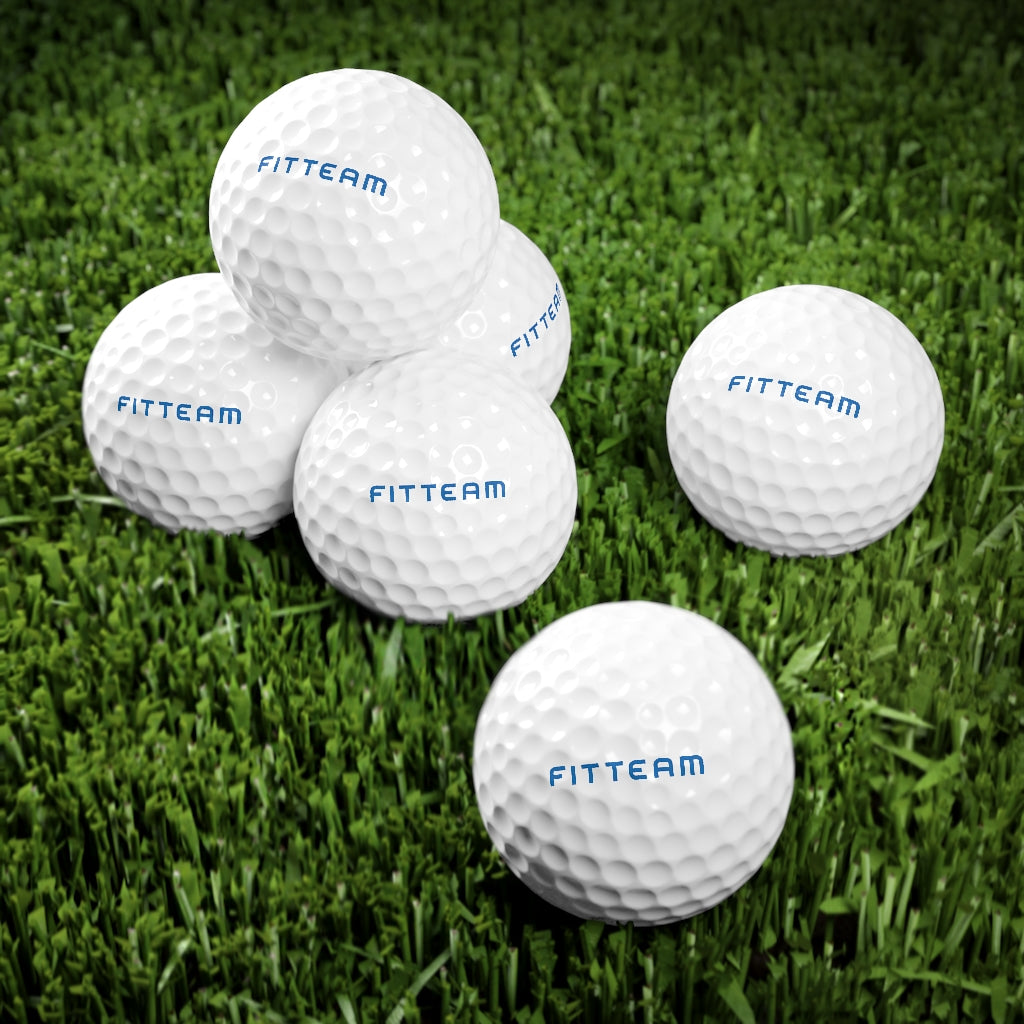 FITTEAM Golf Balls, 6pcs