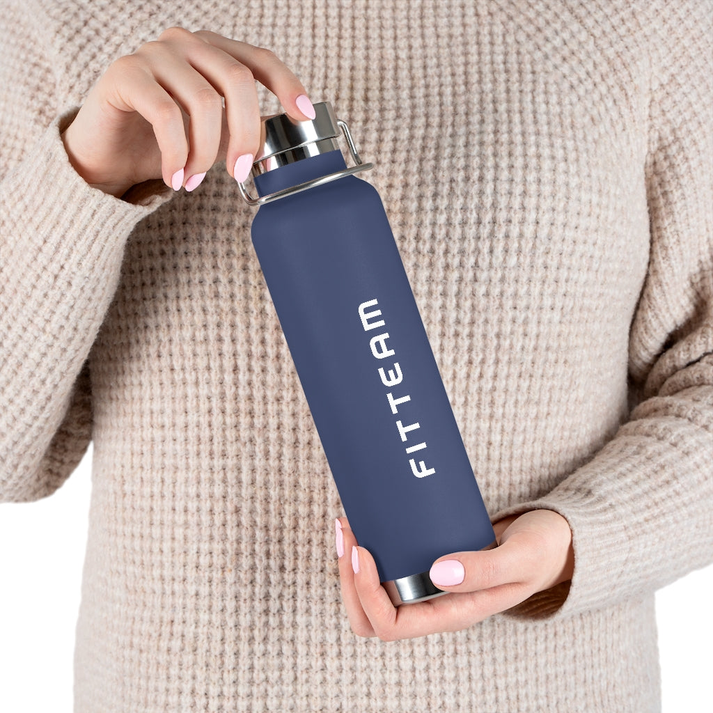 FITTEAM Vacuum Insulated Bottle, 22oz