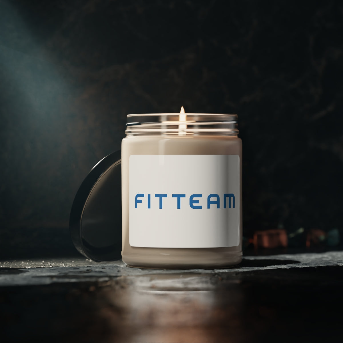 FITTEAM Scented Soy Candle, 9oz