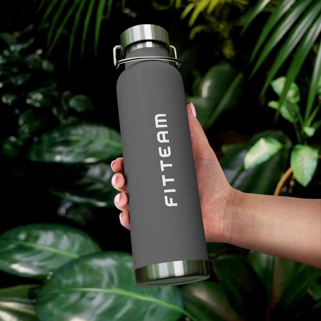 FITTEAM Vacuum Insulated Bottle, 22oz