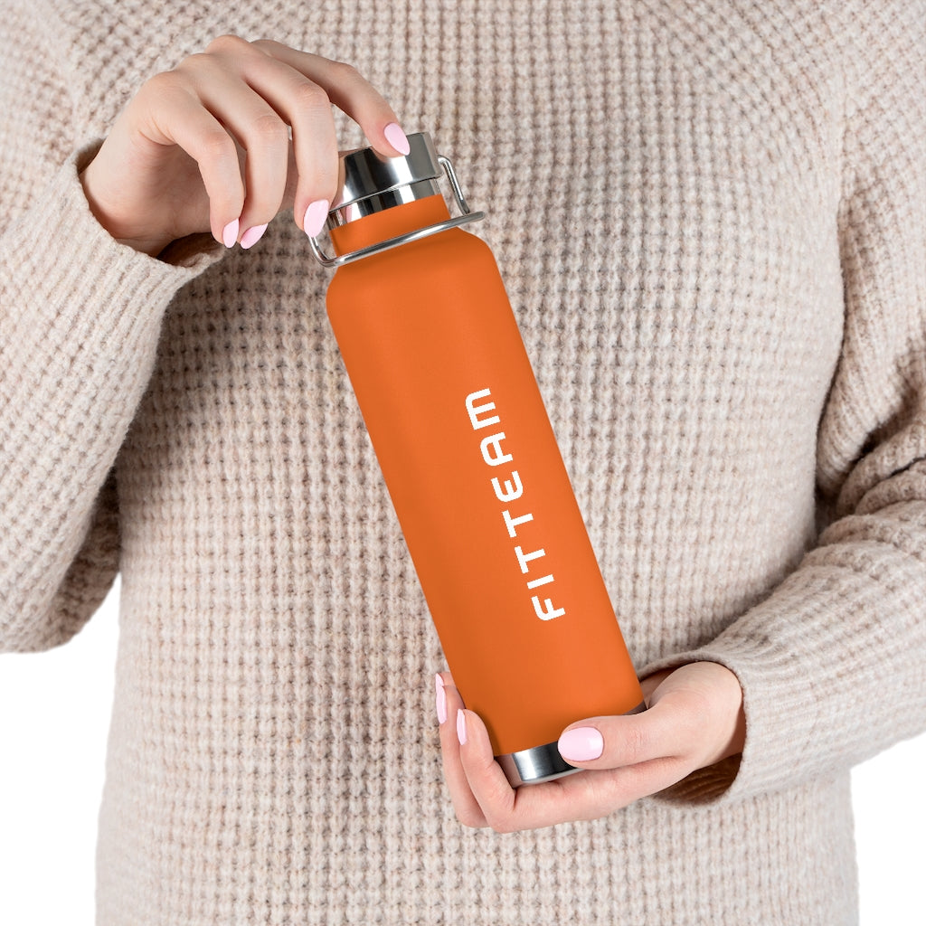 FITTEAM Vacuum Insulated Bottle, 22oz