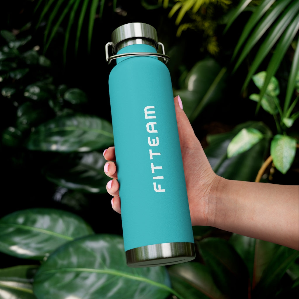 FITTEAM Vacuum Insulated Bottle, 22oz