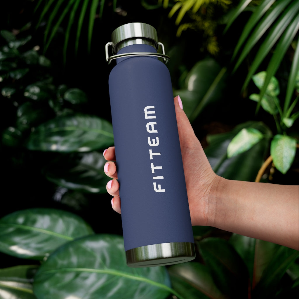 FITTEAM Vacuum Insulated Bottle, 22oz
