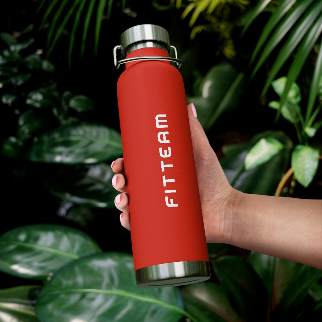 FITTEAM Vacuum Insulated Bottle, 22oz