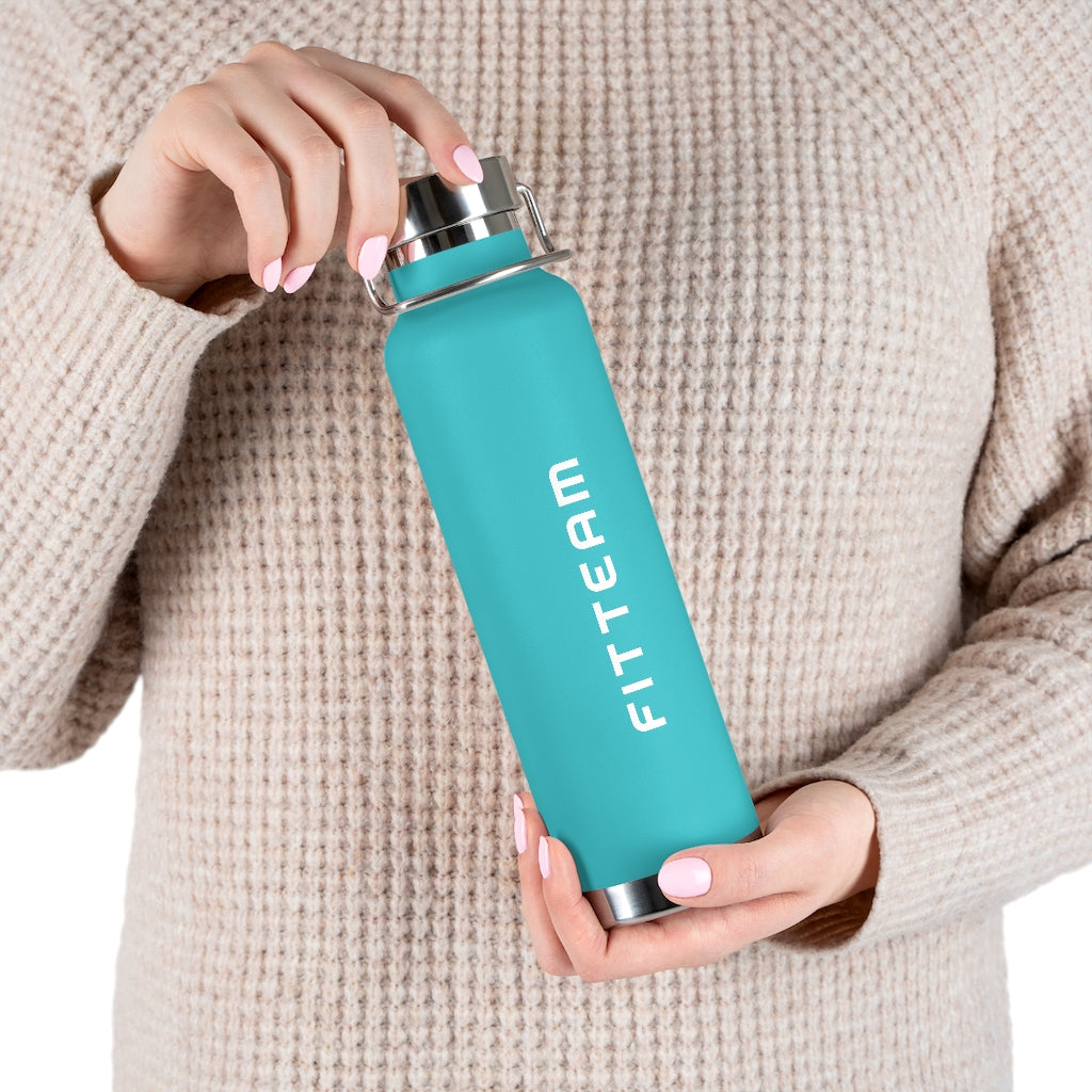 FITTEAM Vacuum Insulated Bottle, 22oz