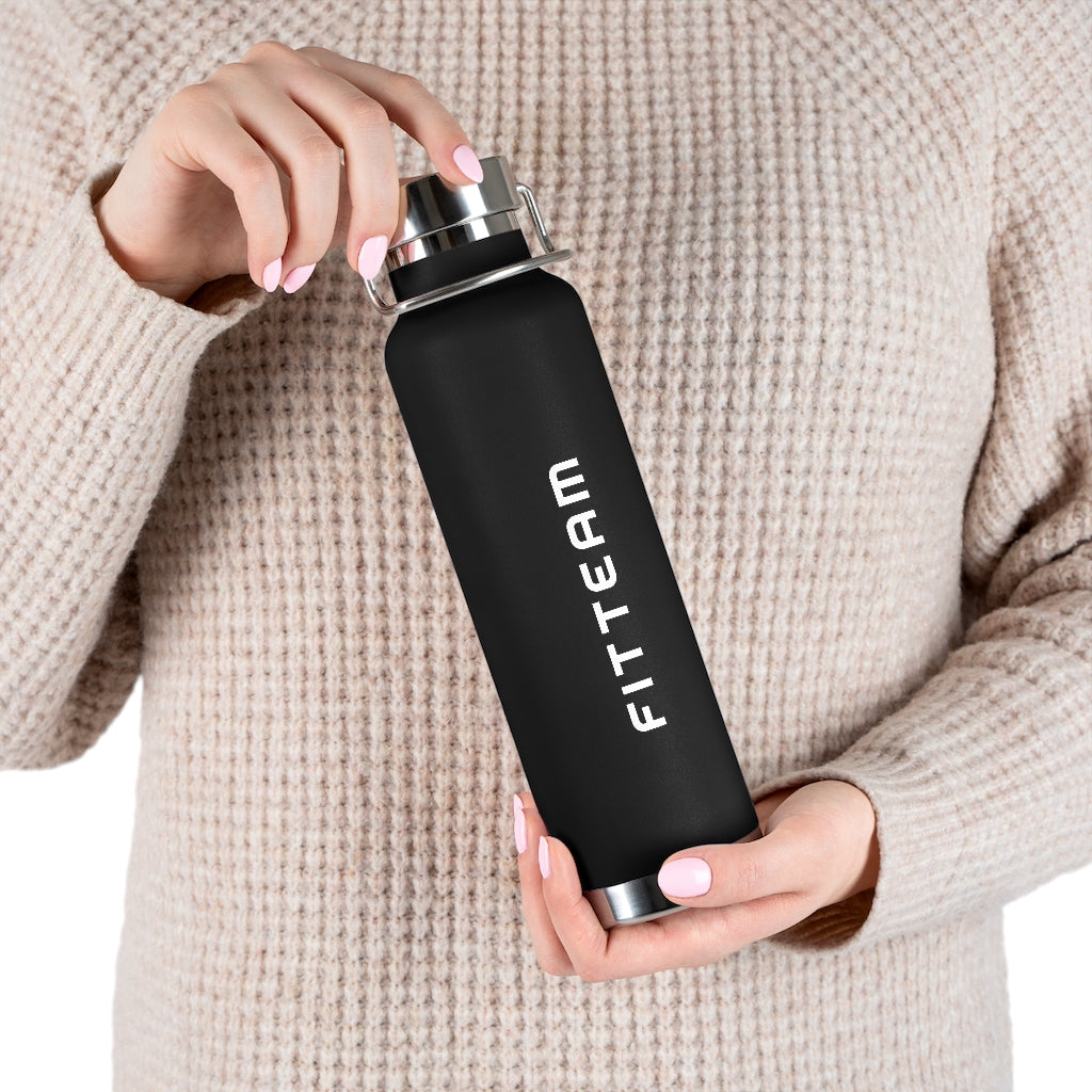FITTEAM Vacuum Insulated Bottle, 22oz
