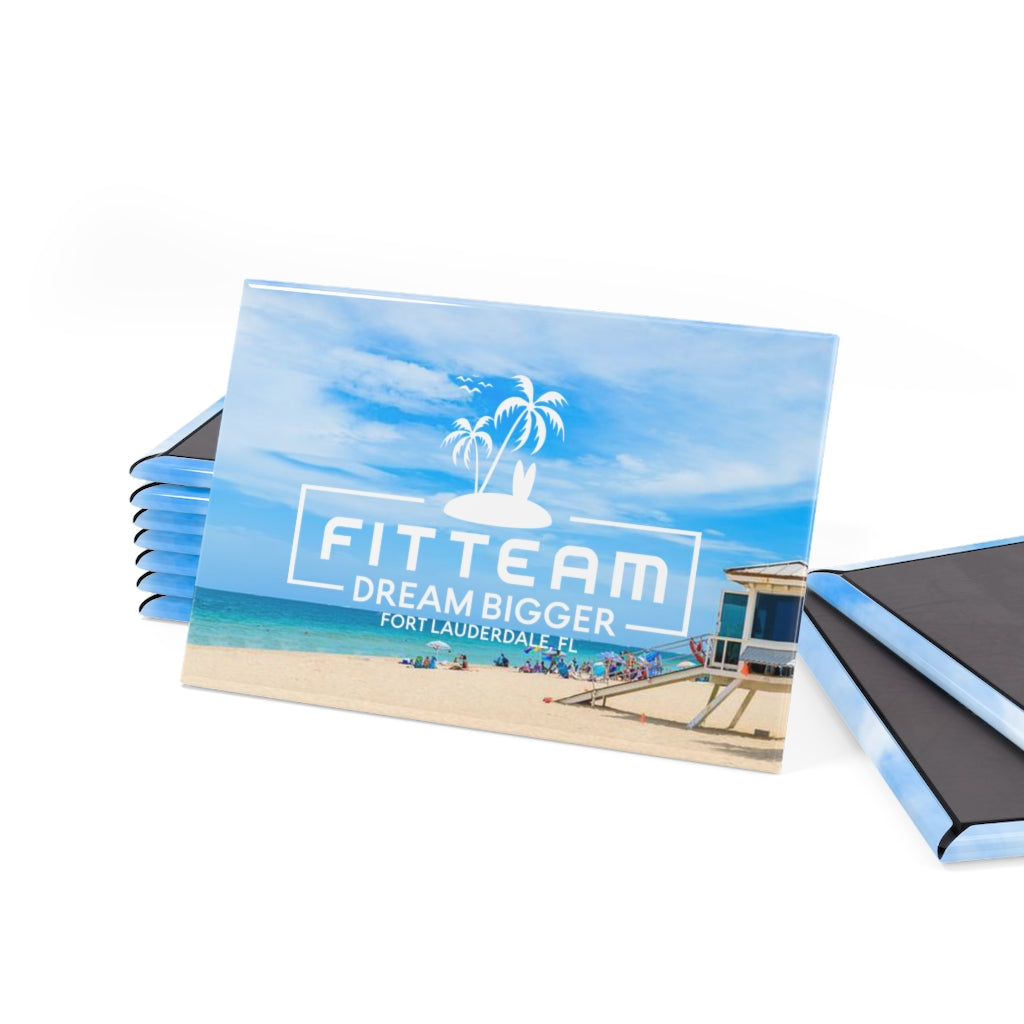 FITTEAM DREAM BIGGER EVENT Button Magnet, Rectangle (1 & 10 pcs)
