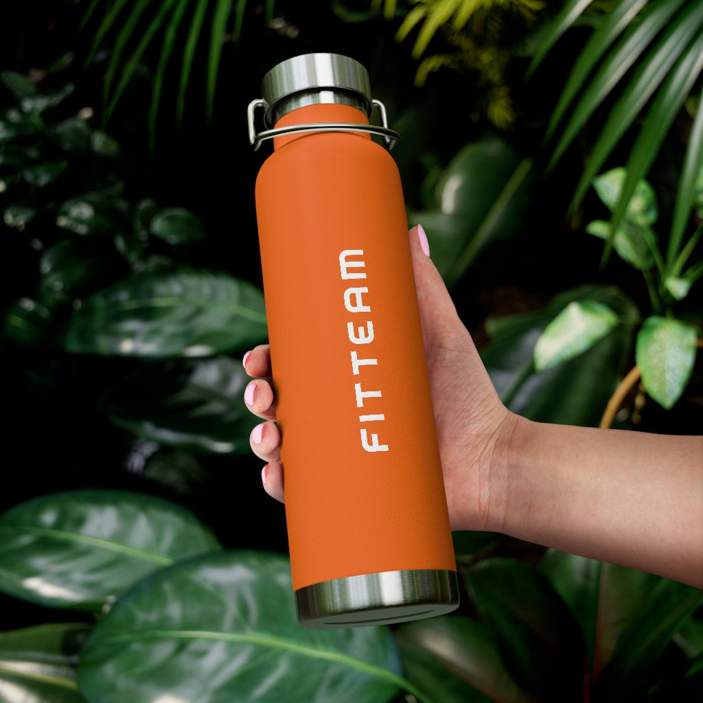 FITTEAM Vacuum Insulated Bottle, 22oz
