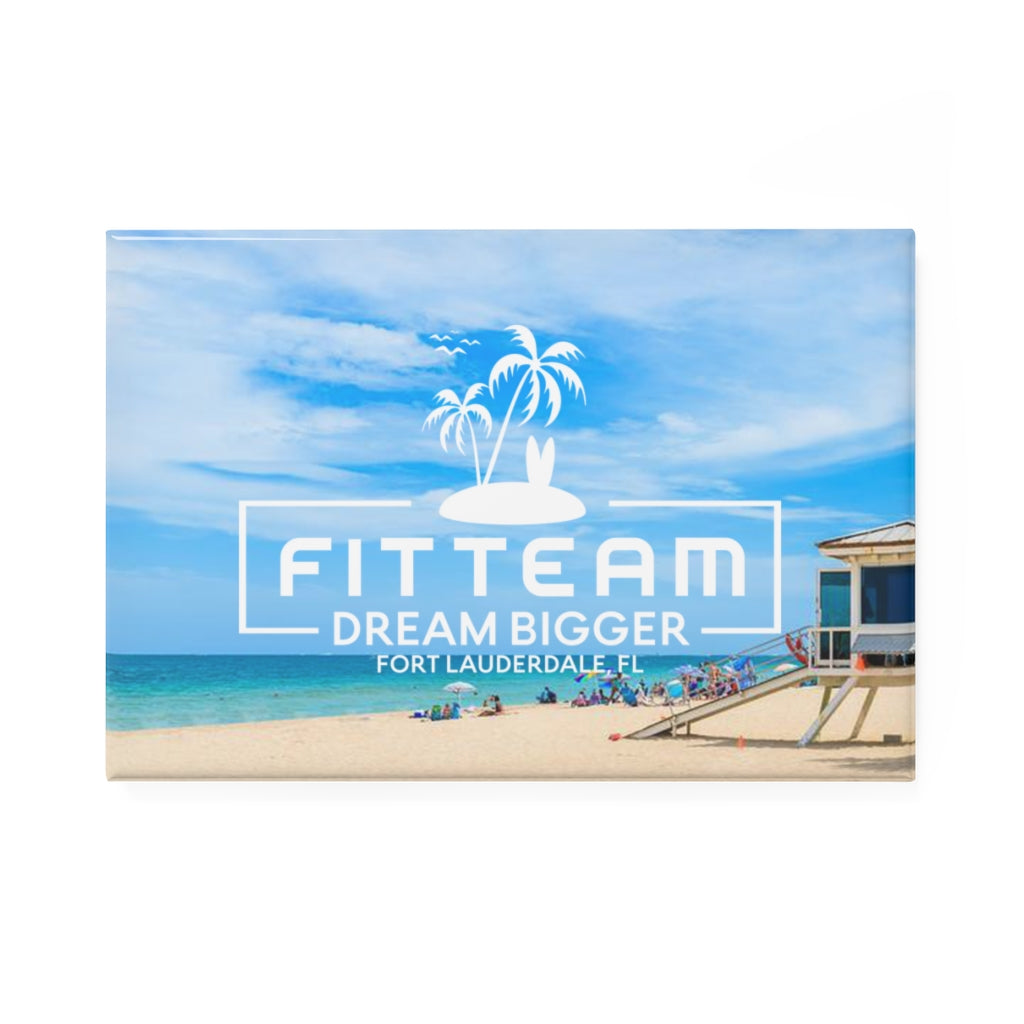 FITTEAM DREAM BIGGER EVENT Button Magnet, Rectangle (1 & 10 pcs)