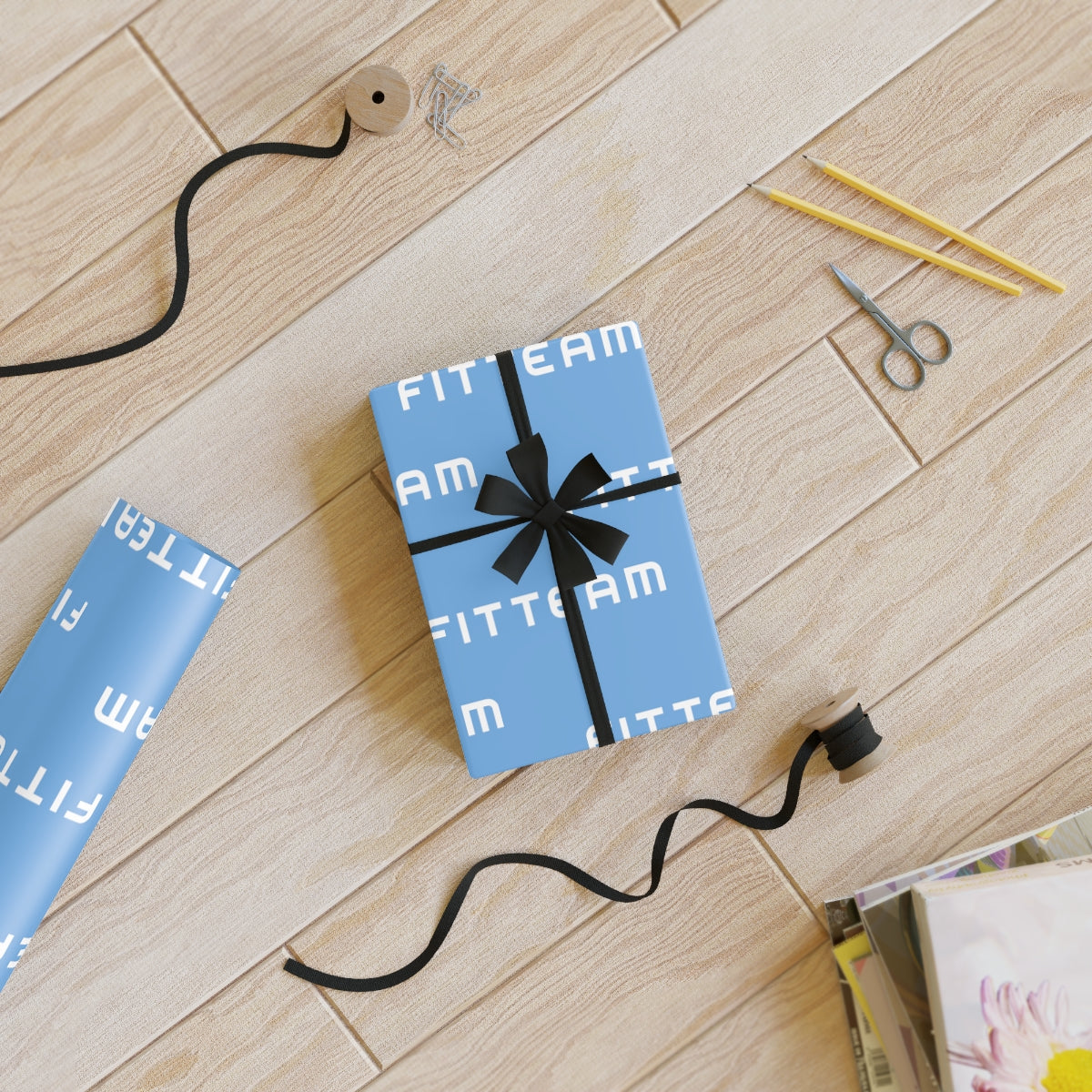 FITTEAM Gift Wrapping Paper Roll, 1pc