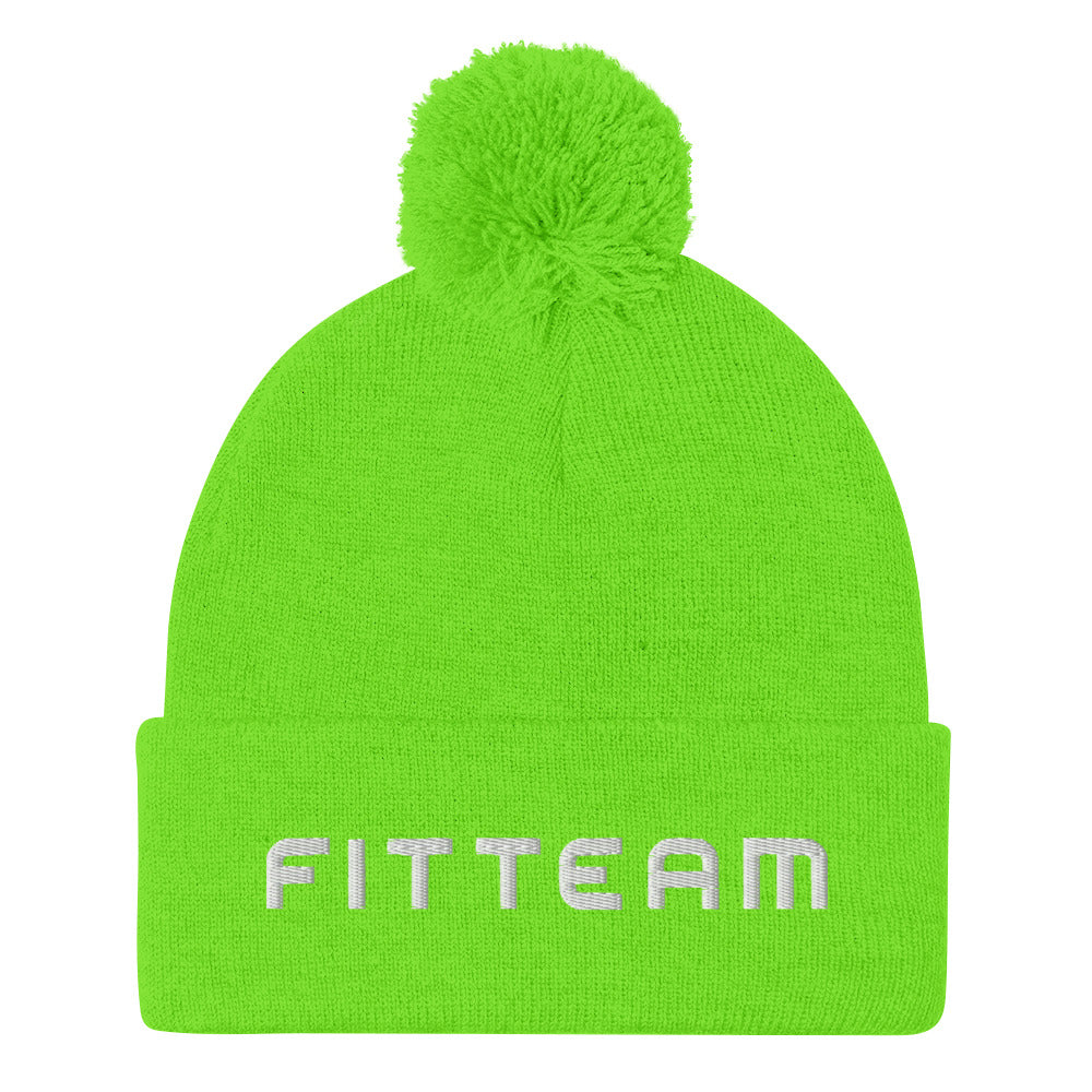FITTEAM Pom-Pom Beanie