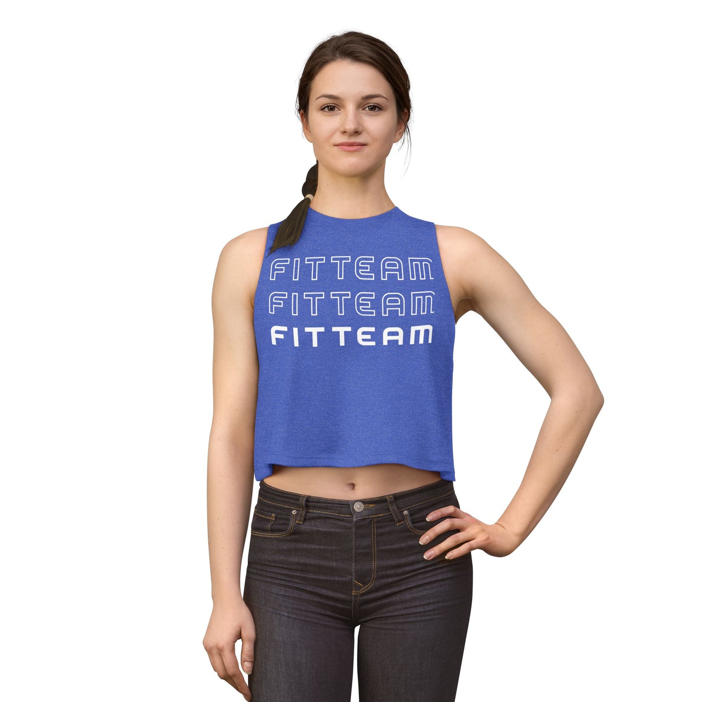 FITTEAM Women's Crop Top