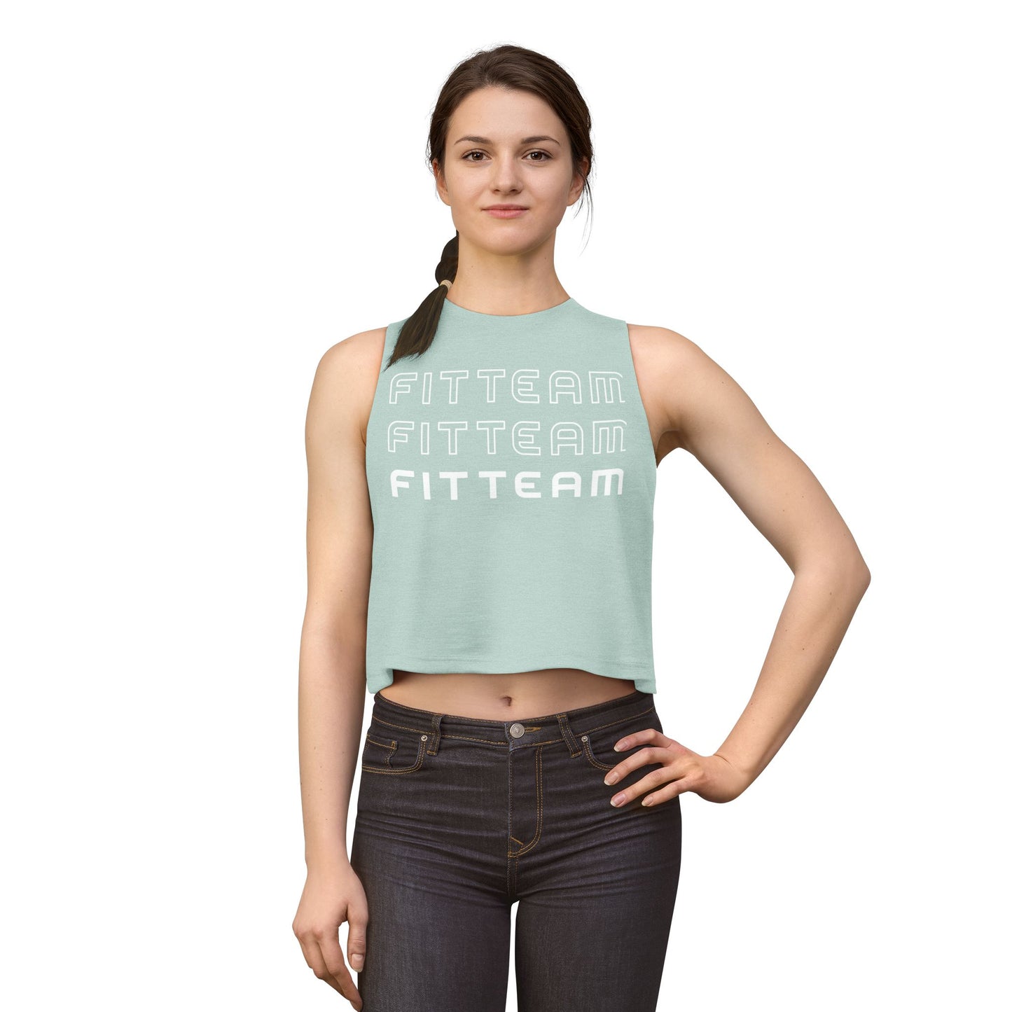 FITTEAM Women's Crop Top