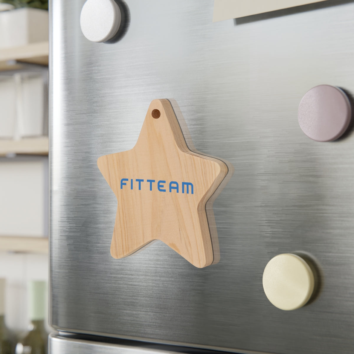 FITTEAM Wooden Ornaments