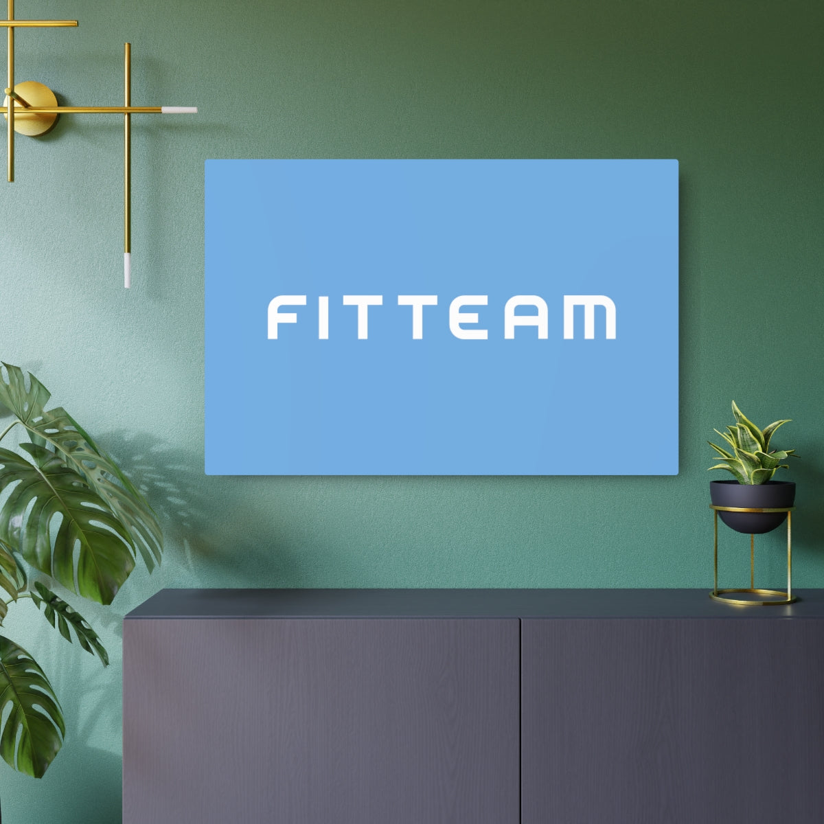 FITTEAM Metal Art Sign