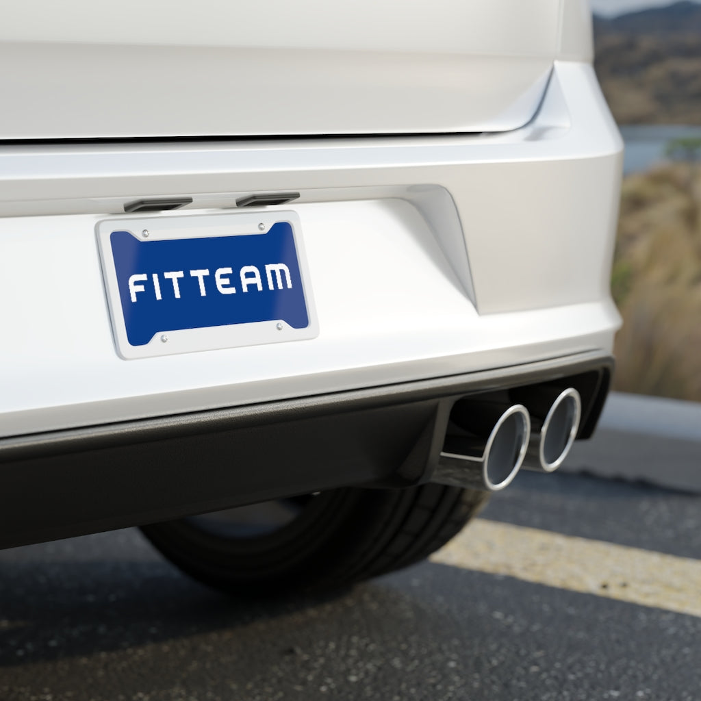 FITTEAM License Plate