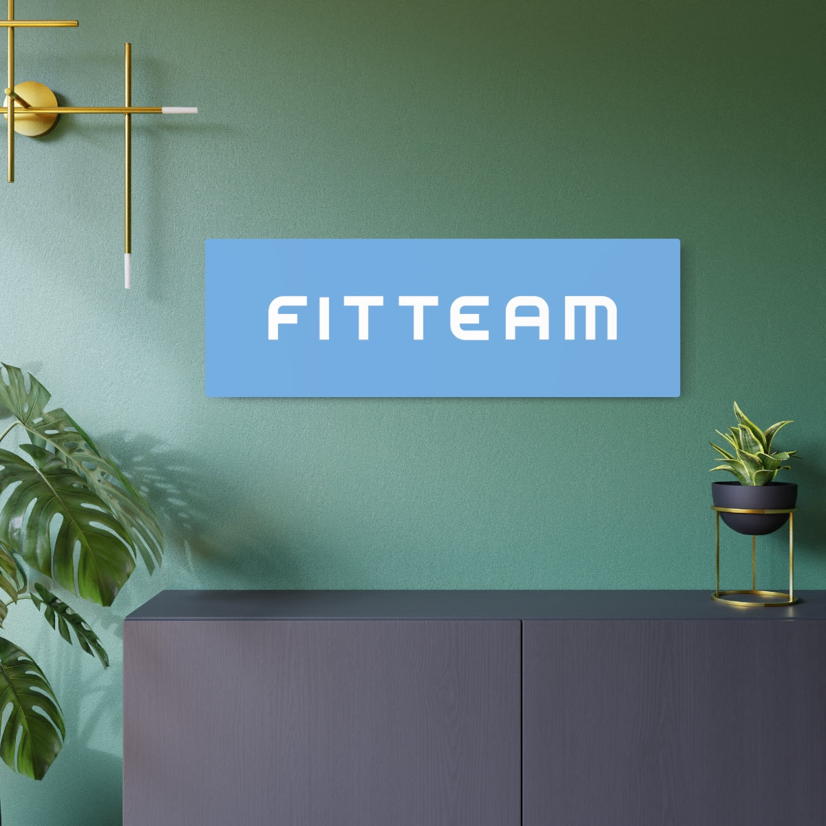 FITTEAM Metal Art Sign